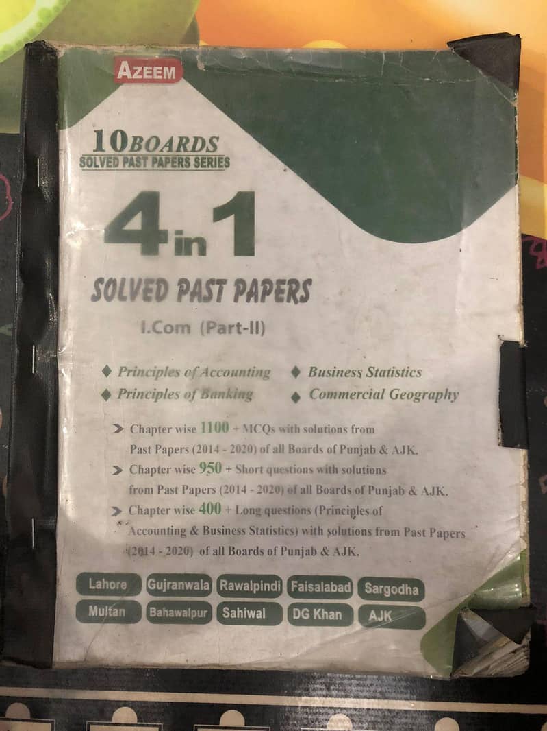 4 in 1 Azeem solved past papers I. com (part-II) 0