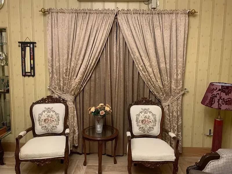 Double Layer Curtains with Inner Blind – Excellent Condition 2