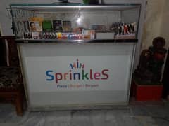 Food Counter heay Guage and 10mm mirror