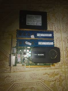 Gaming & Graphic PC Parts Bundle – SSD, 4GB DDR3 RAM, Nvidia Quadro