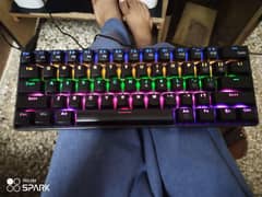 gaming keyboard 60% slightly used