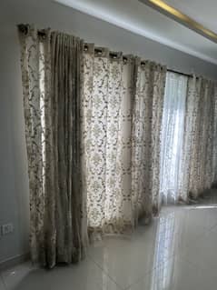 Off white curtains