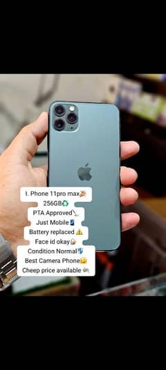 iphone11 pro max pta aproved 256 gb