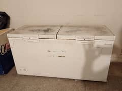 waves full size double door freezer for milk shop or general store