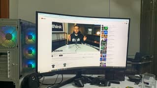 Gaming LED Curved