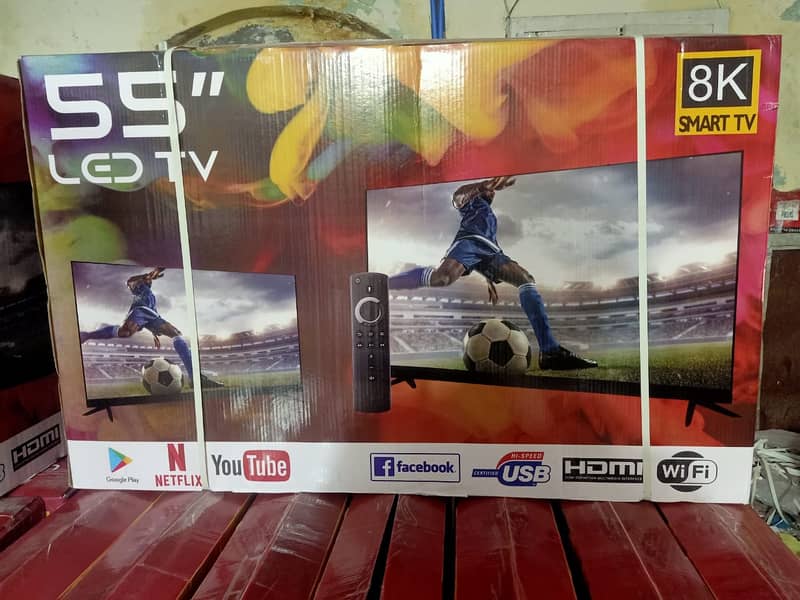 55 inch LED TV Smart 4K New Box Pack with 2 year warranty 0