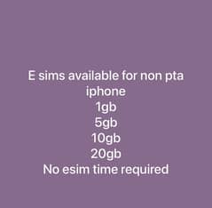 Esim for non pta iphone