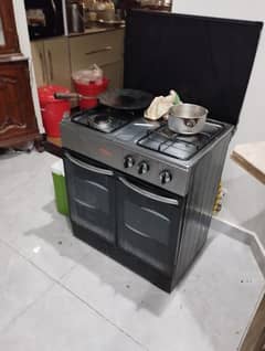 stove with cabinet