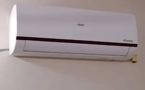 Haier ac DC inverter 1.5 ton almost new