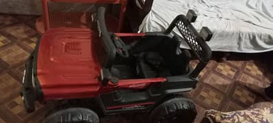 Electric jeep for kids all ok remote and manual also
