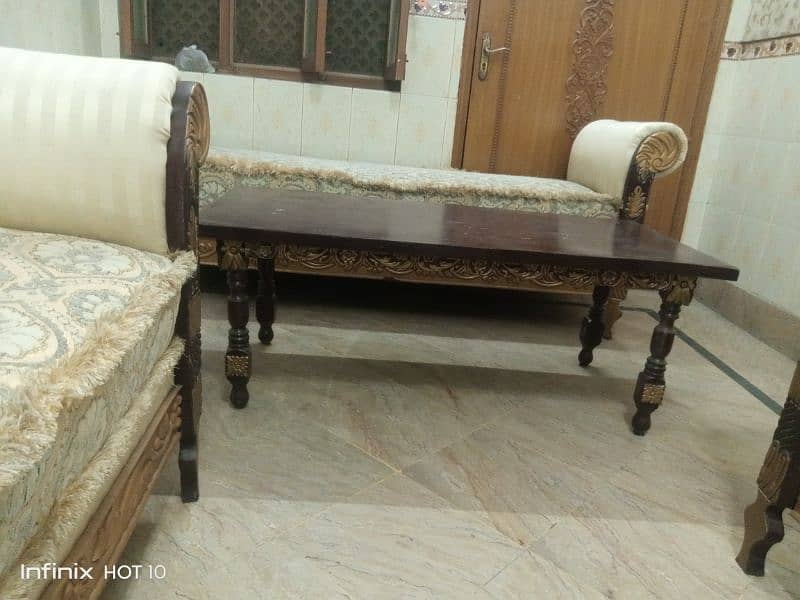 6 Seater Sofa Set With Table 3