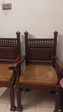4 Seater Pure Wood Sofa