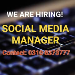 Social Media Manager (fresh with a little bit exp)