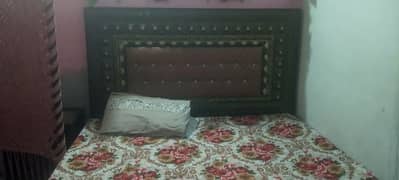 king size bed + 2 side tables +Dressing