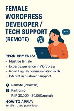 WordPress Developer / Tech Support.