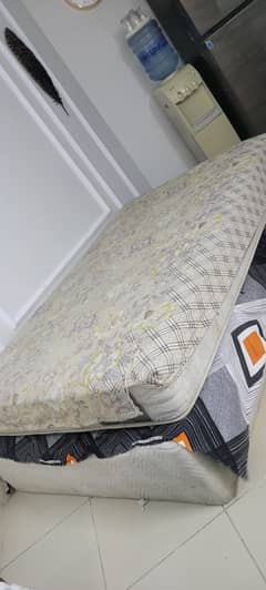 Double bed with 30 inches matress and big base