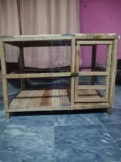 hen's and chick's cage