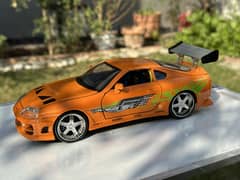 Toyota Supra MK4 Orange Fast & Furious 1/24