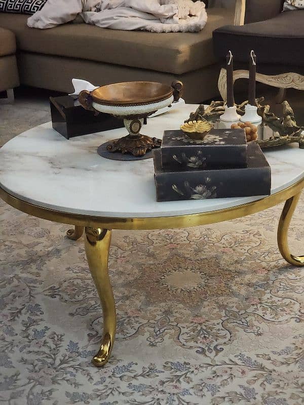 coffee table with side table 1
