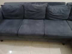 Three years used L shape grey colour