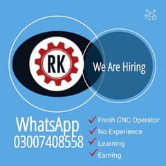 Fresh CNC operator Required