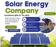 Solar panels Installation Service Provider.