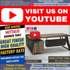 Office Table Modern Desktop Computer Desk Gaming PC Laptop Desk Work