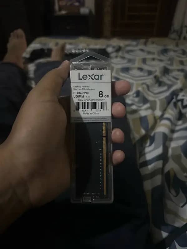 LEXAR 3200 MHZ 8gb DDR4 RAM SLIGHTLY USED 0