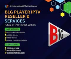 B1G IPTV 4K SERVERS 2024 AVAILABLE WHOLESALE CONTACT 03394007064