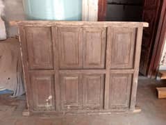 door + window in complete wood