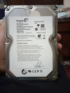 Seagate hard drive 1TB for sale
