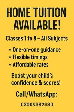 Tuition and Quran Nazrah