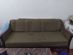 sofa set with sofa and 4 sofa chairs in used condition