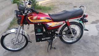 Electric bike 2024 new condition,