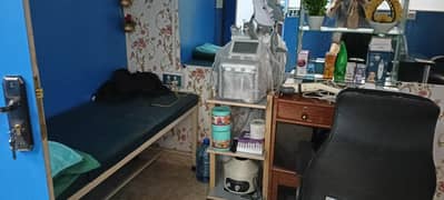 Running cosmetics and beauty salon