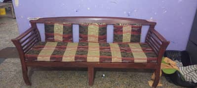 wooden sofa set