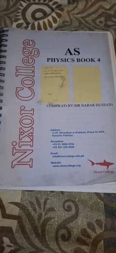 Sir Babar Notes for AsLevel physics with past papers