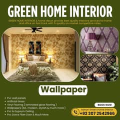 Meadia Wall / Wallpaper/ PVC Panel/ Wooden Vinyl Floor/ Blind/Molding