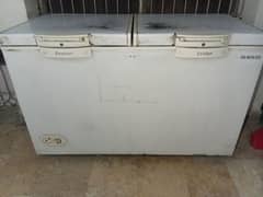 Double door deep freezer (waves)