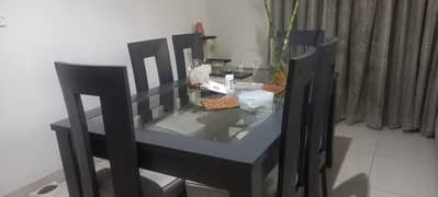 6 Seater Solid Wood Dining Table