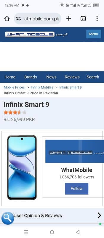 Infinix Smart 9, Just Open Box, 10/10 Condition 10