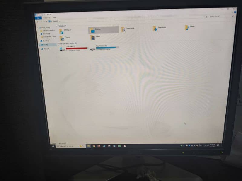 DELL 2007FPb LCD 19 ich ,Computer LCd ,Computer screen 1
