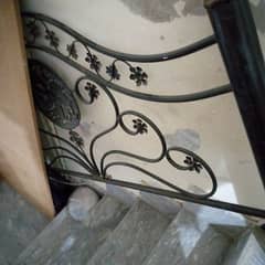 iron double bed