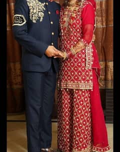 Barat Lehnga and Prince dress