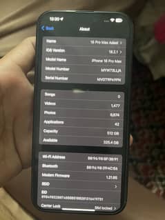 16 Pro Max 512GB