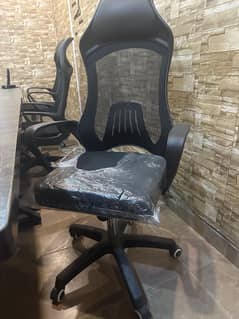 TABLES AND OFFICE CHAIRS