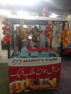 juice and shake counter