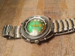 Orient SK Green dial 1970s Diver Watch Japan