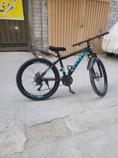 sports bicycle in new condition