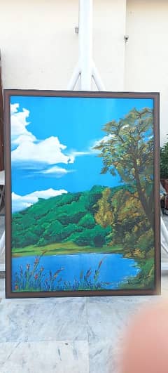 Handmade Landscape painting  . . . . large size